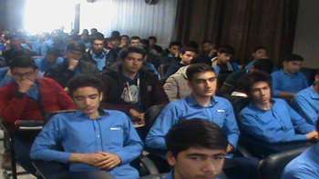 برگزاری مراسم هفته پژوهش فناوری - دبیرستان علامه حلی 2 همدان - آذر 98